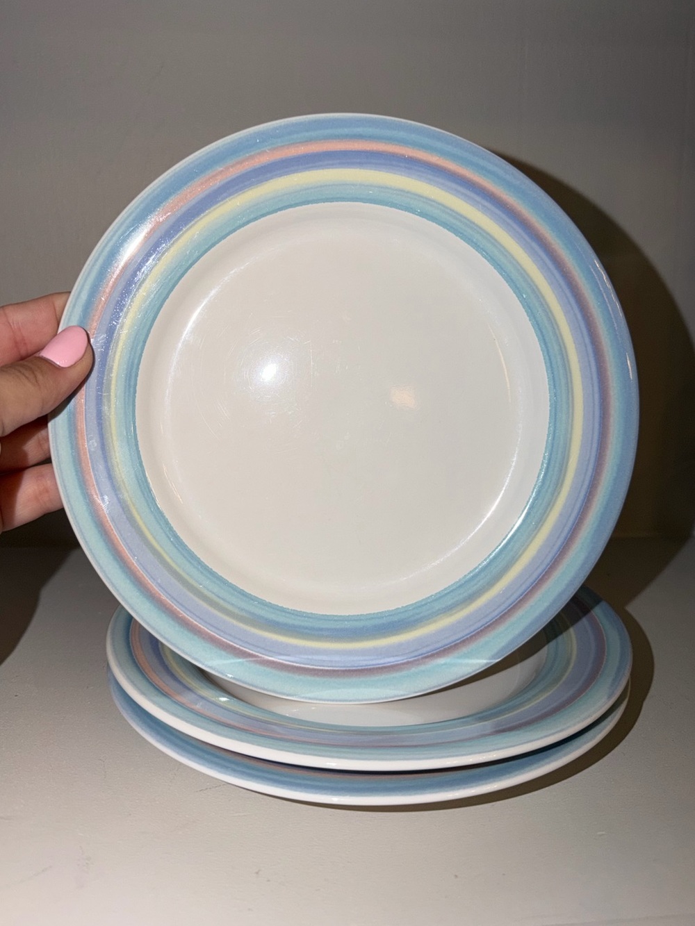 Vintage Signature Housewares SIG11 Set of 3 Salad Plates- made in Japan